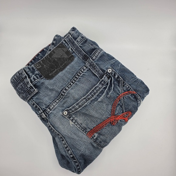 Rocawear Other - Rocawear Jeans Mens 38x34 Blue Good Y2K Baggy Embroidered Original Fit Denim